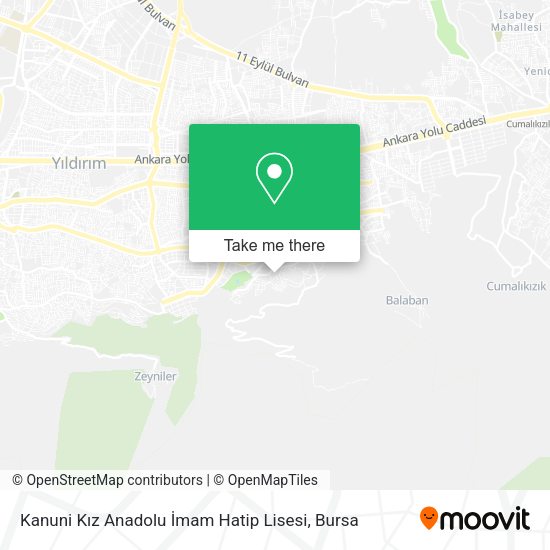 Kanuni Kız Anadolu İmam Hatip Lisesi map