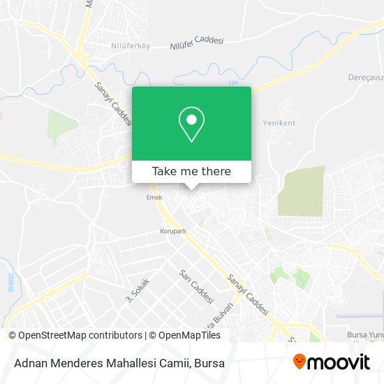 Adnan Menderes Mahallesi Camii map