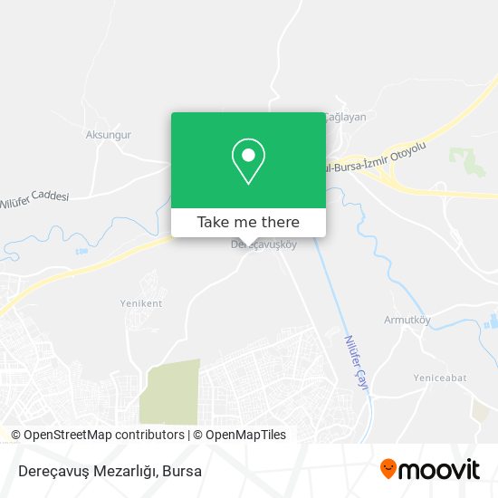 Dereçavuş Mezarlığı map