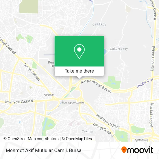 Mehmet Akif Mutlular Camii map