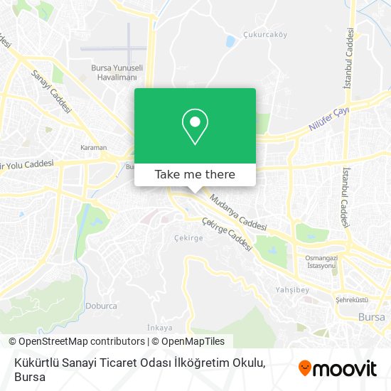 Kükürtlü Sanayi Ticaret Odası İlköğretim Okulu map