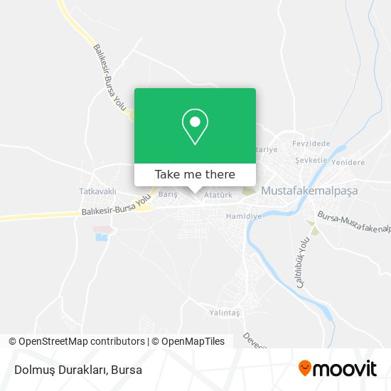 Dolmuş Durakları map