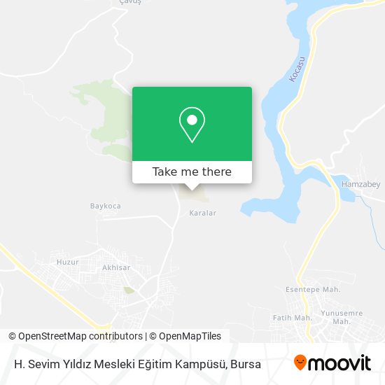 H. Sevim Yıldız Mesleki Eğitim Kampüsü map