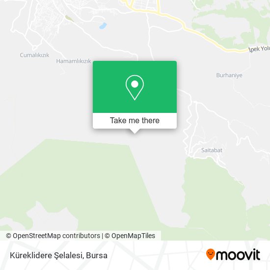 Küreklidere Şelalesi map