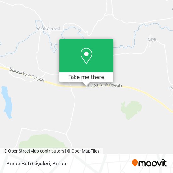 Bursa Batı Gişeleri map