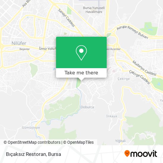 Bıçaksız Restoran map