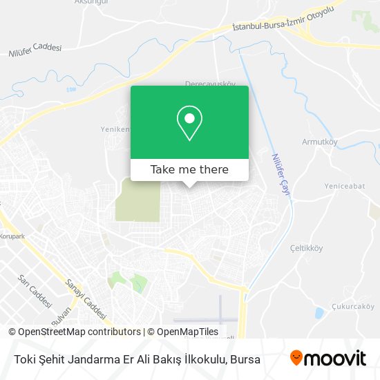 Toki Şehit Jandarma Er Ali Bakış İlkokulu map