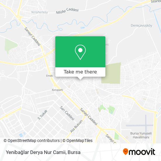Yenibağlar Derya Nur Camii map