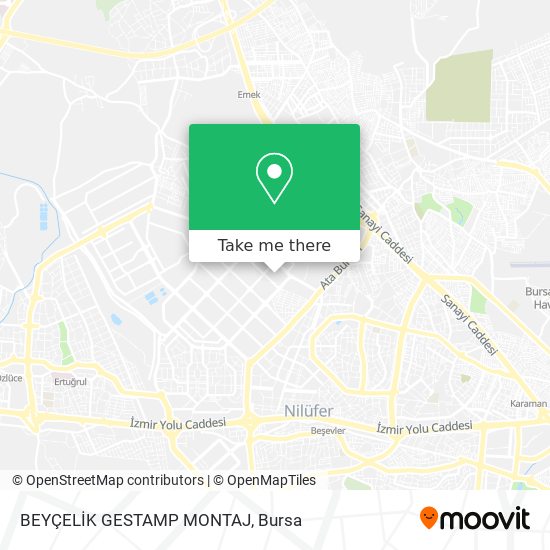 BEYÇELİK GESTAMP MONTAJ map