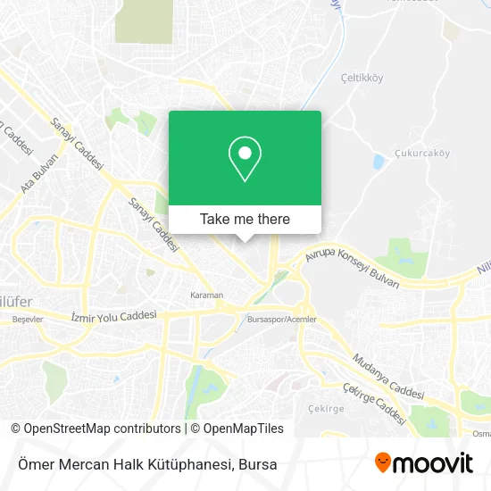 Ömer Mercan Halk Kütüphanesi map