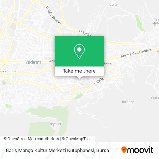 Barış Manço Kültür Merkezi Kütüphanesi map