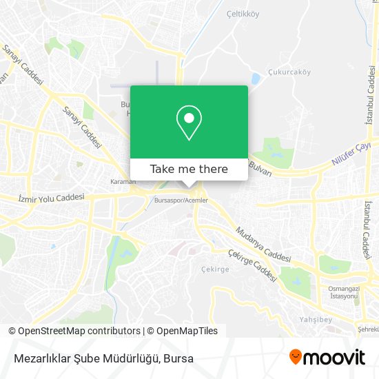 Mezarlıklar Şube Müdürlüğü map