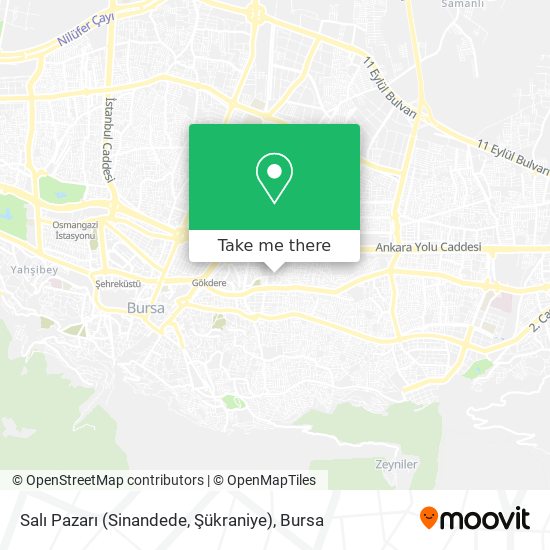 Salı Pazarı (Sinandede, Şükraniye) map