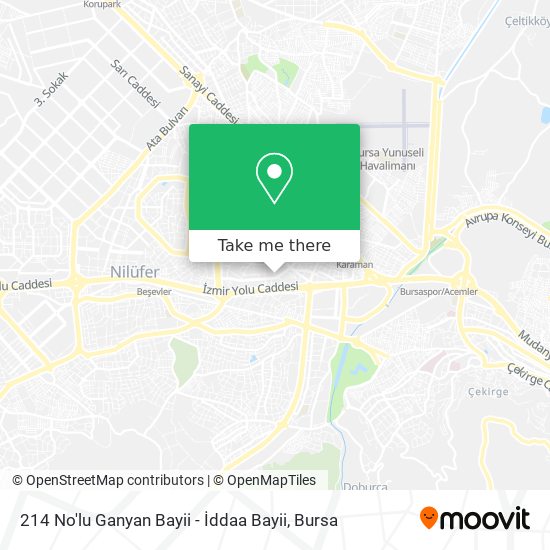 214 No'lu Ganyan Bayii - İddaa Bayii map