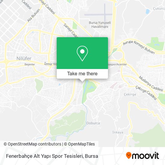 Fenerbahçe Alt Yapı Spor Tesisleri map