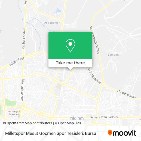 Milletspor Mesut Göçmen Spor Tesisleri map