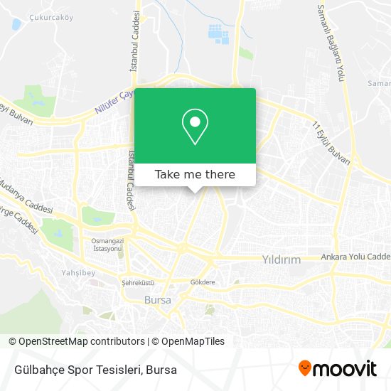 Gülbahçe Spor Tesisleri map