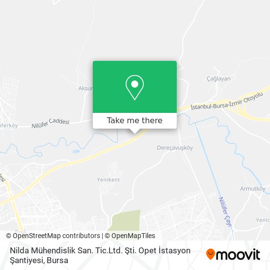 Nilda Mühendislik San. Tic.Ltd. Şti. Opet İstasyon Şantiyesi map