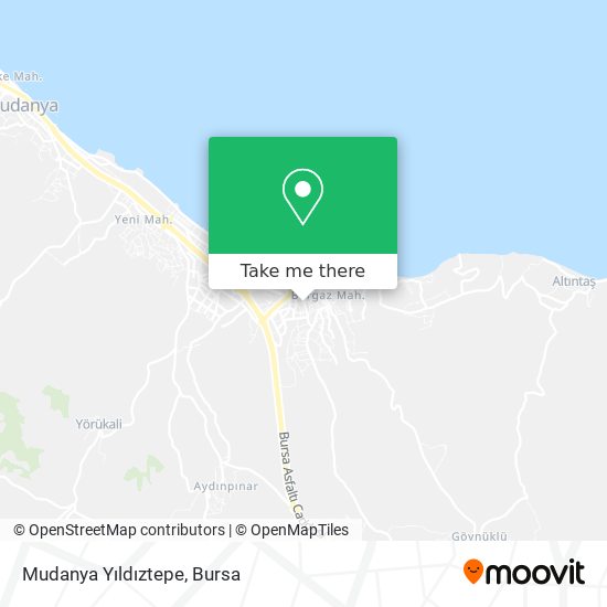 Mudanya Yıldıztepe map