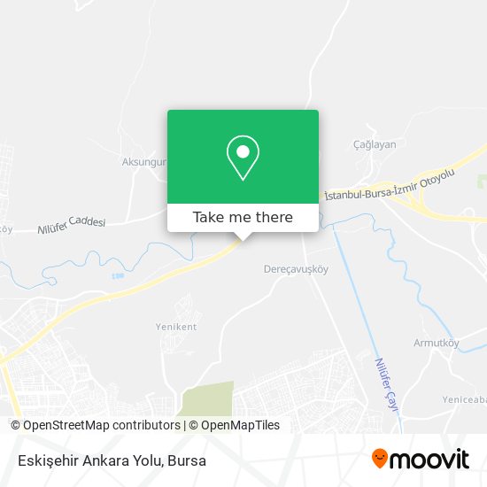 Eskişehir Ankara Yolu map