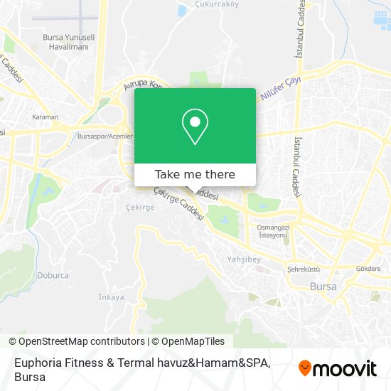 Euphoria Fitness & Termal havuz&Hamam&SPA map