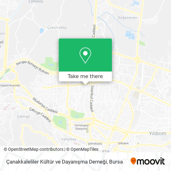 Çanakkaleliler Kültür ve Dayanışma Derneği map