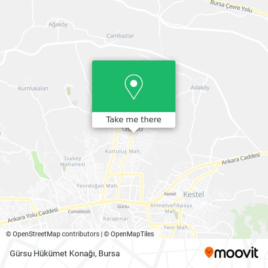 Gürsu Hükümet Konağı map