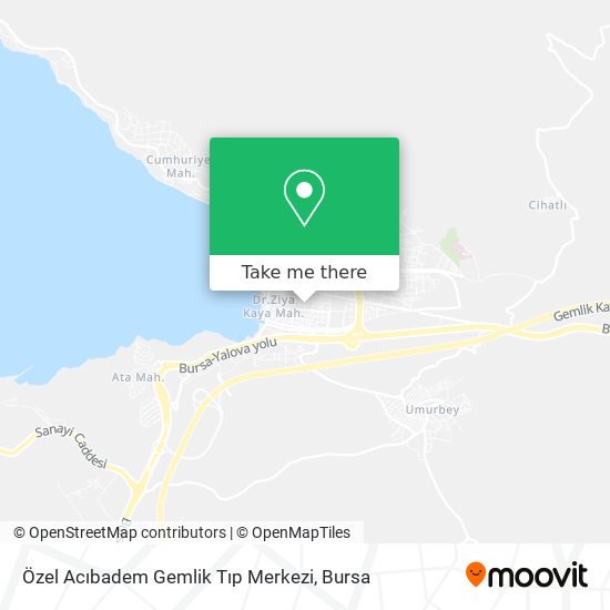 Özel Acıbadem Gemlik Tıp Merkezi map