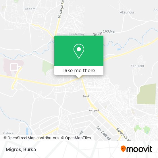 Migros map