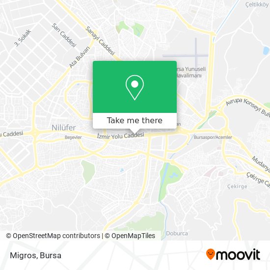 Migros map