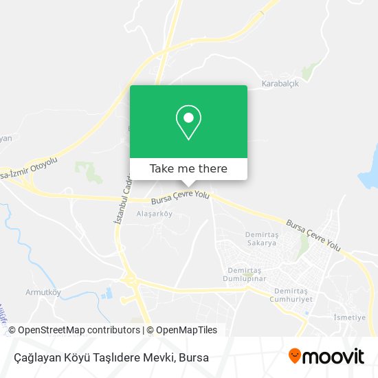 Çağlayan Köyü Taşlıdere Mevki map