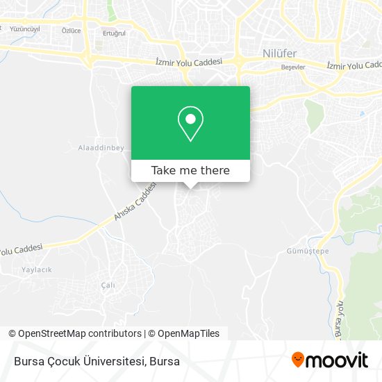 Bursa Çocuk Üniversitesi map