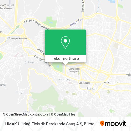LİMAK Uludağ Elektrik Perakende Satış A.Ş map
