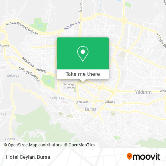 Hotel Ceylan map