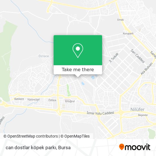can dostlar köpek parkı map