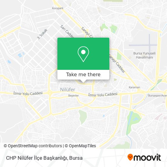 CHP Nilüfer İlçe Başkanlığı map