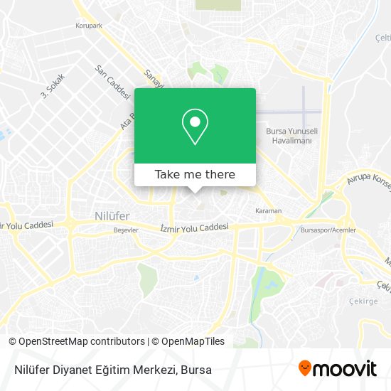 Nilüfer Diyanet Eğitim Merkezi map