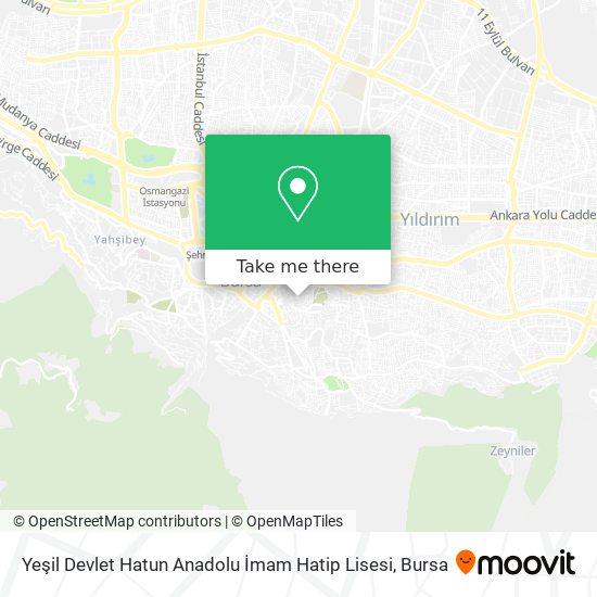 Yeşil Devlet Hatun Anadolu İmam Hatip Lisesi map