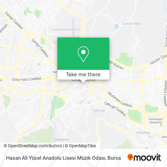 Hasan Ali Yücel Anadolu Lisesi Müzik Odası map