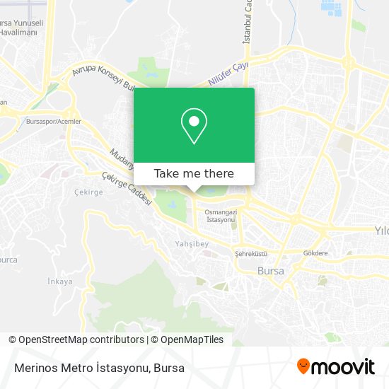 Merinos Metro İstasyonu map