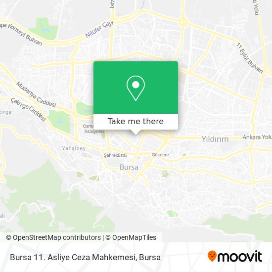 Bursa 11. Asliye Ceza Mahkemesi map