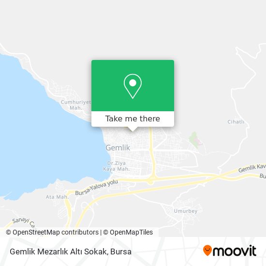 Gemlik Mezarlık Altı Sokak map