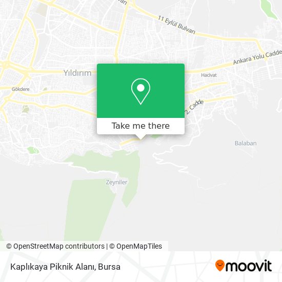 Kaplıkaya Piknik Alanı map