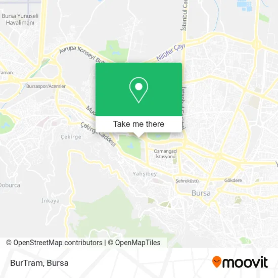 BurTram map