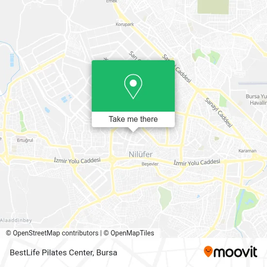 BestLife Pilates Center map