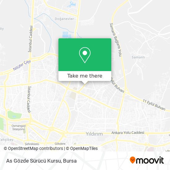 As Gözde Sürücü Kursu map
