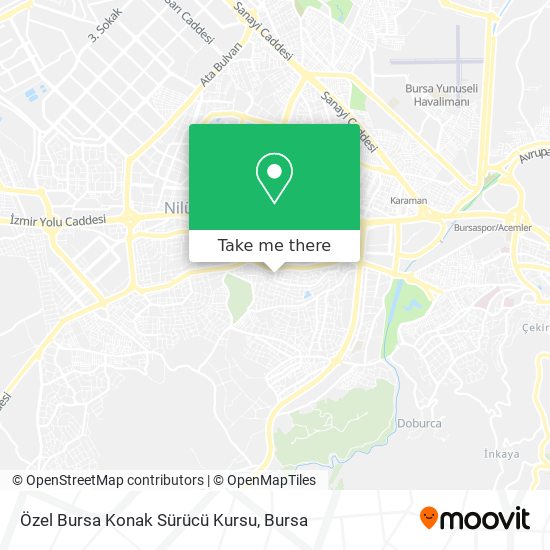 Özel Bursa Konak Sürücü Kursu map