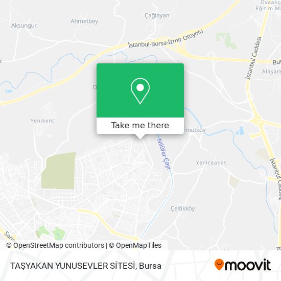 TAŞYAKAN YUNUSEVLER SİTESİ map