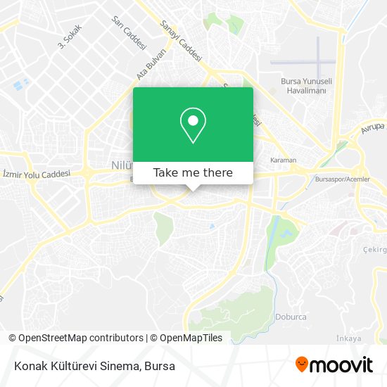 Konak Kültürevi Sinema map