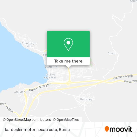 kardeşler motor necati usta map